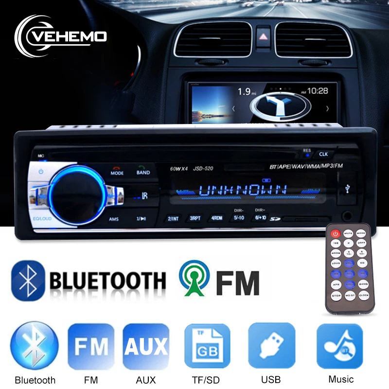3 дюйма Автомобильный Mp3 радио плеер Автомобильный Bluetooth MP3 JSD-520 Премиум для музыки