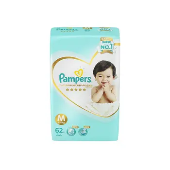 

Pampers Imported from Japan Level Help Diapers M62 PCs Ultrathin Breathable Infant Baby Diapers