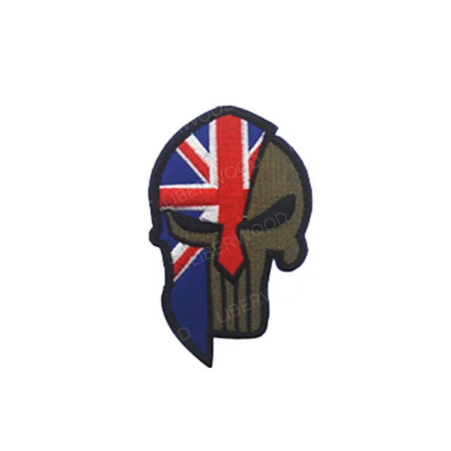 UKSF Великобритания специальная воздушная служба Британский спецназ SAS патч кто осмелится выиграть Вышитая эмблема патч значок - Цвет: UK Flag 8