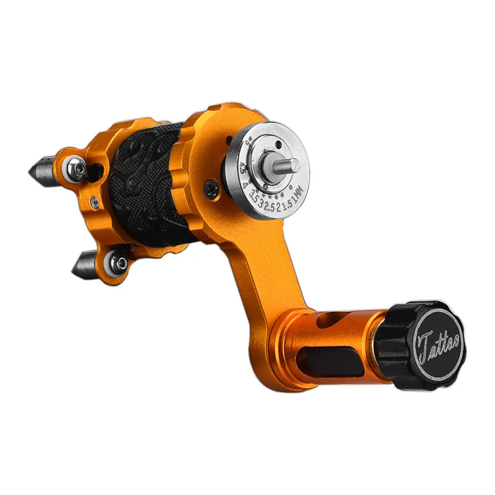 Black Tattoo Machine Rotary Maquinas De Tatuajes Rotativas Profesional Tatoo Gun Shader And Liner Artists Powerful Strength