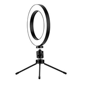 

Ring Fill Light Photography Selfie Stick Ring Light with Phone Holder 6 Inch LED Makeup Ring Lamp