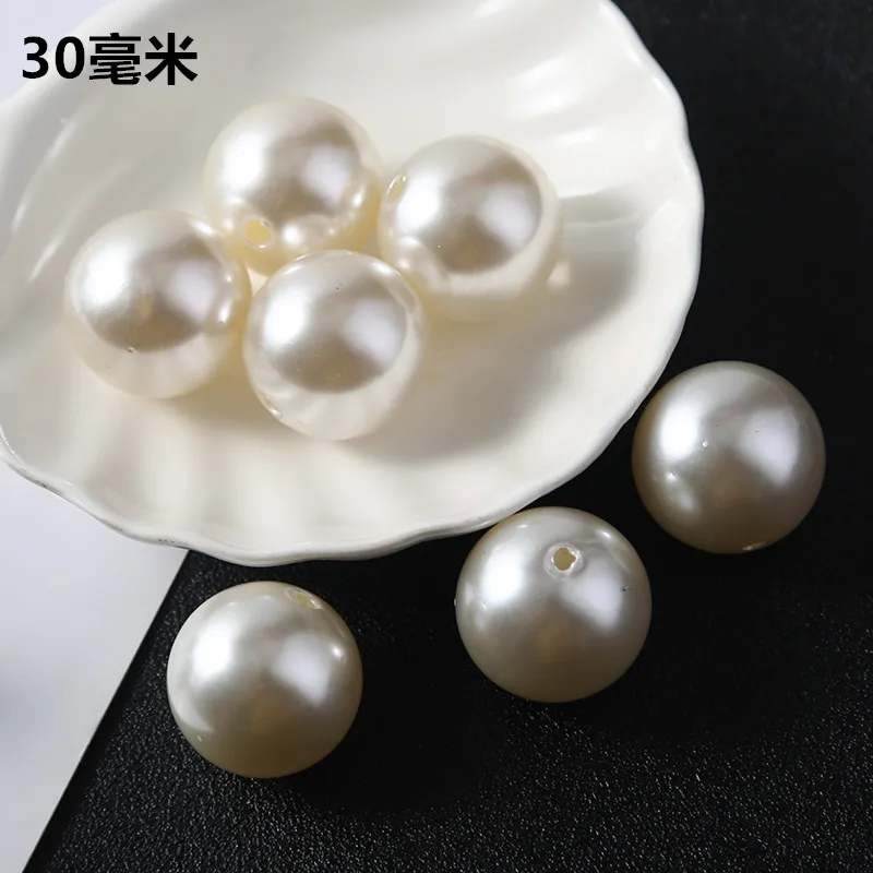 Wholesale FINGERINSPIRE 220Pcs 4 Sizes ABS Sewing Pearl Beads