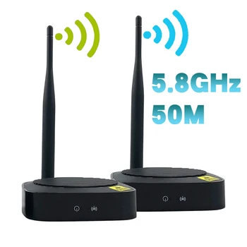 

50M 5.8G wireless HDMI extender Switch Wifi HDMI Extender Transmitter 3D 1080P Wireless Screen for Live Box camera projection