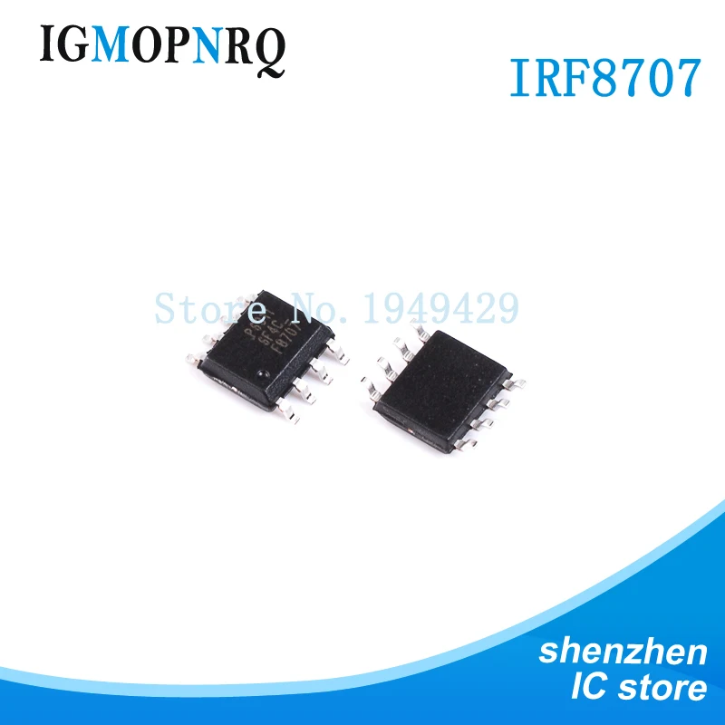 10 шт./лот IRF8707 F8707 8707 SOP8 Управление MOSFET синхронизации-Понижающие конвертеры используется для Тетрадь процессор нового