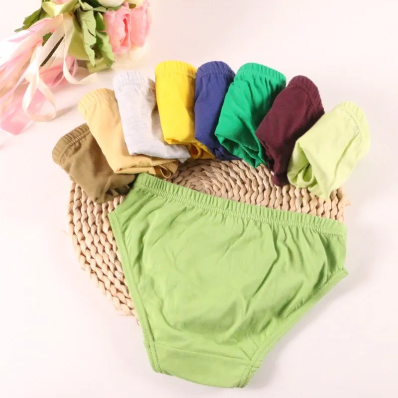 Однотонное нижнее белье для детей 1 11 лет 18 шт./лот|kids underwear|boys underwearbaby boy underwear |