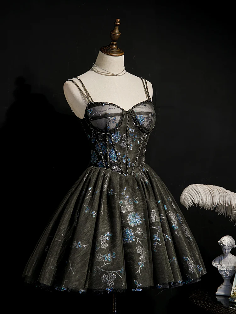 Short Cocktail Dresses Party Plus Size Women Lace beading ball Gown