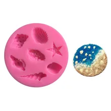 Shell силиконовые формы Fondant(сахарная) пирог с сахаром декоративное устройство для шоколада формы для выпечки вырубка для печенья жаропрочная посуда Кухня гаджеты