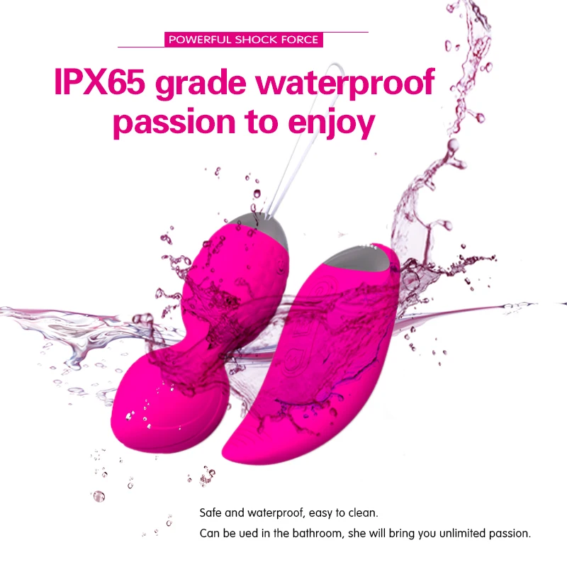 Silicone vibrating eggs vaginal ball vibrating exercises Smart Love Ball remote jump eggs vibrator Waterproof Sex Toy for women