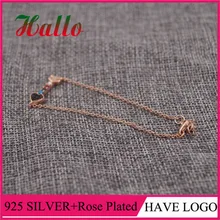 Розовое золото ювелирный бренд животных браслет Pulseras plata mujer 925 ювелирные изделия