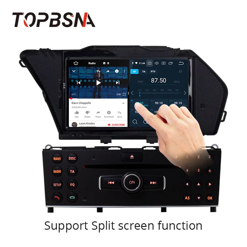 TOPBSNA 1 din Android 9,0 автомобильный dvd-плеер для Mercedes Benz GLK Class X204 GLK 300 GLK 350 gps Navi автомобильный Радио стерео Мультимедиа DSP