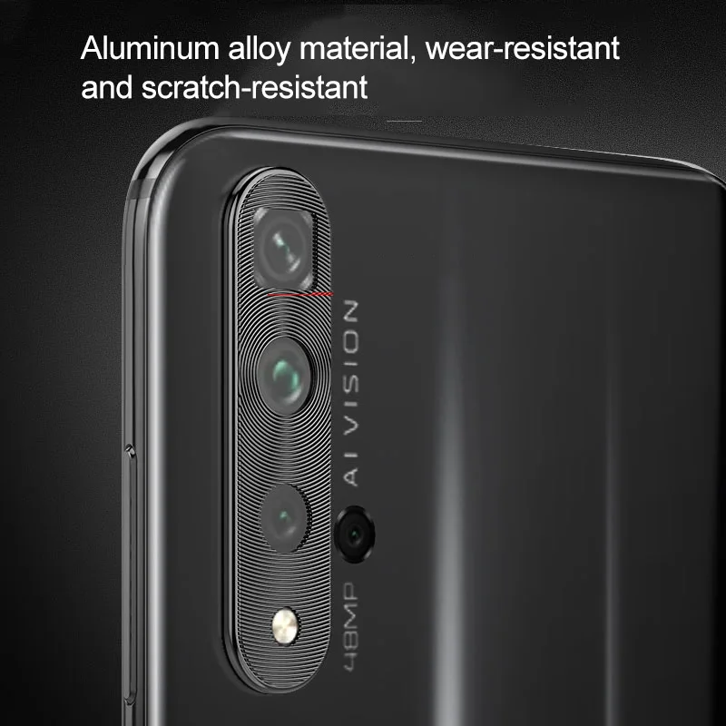 Защита объектива камеры для huawei Honor 20 Pro 20S 20i Nova 3 3E 3i 4 5 5i Pro Чехол металлический защитный кольцевой чехол для объектива мобильного телефона