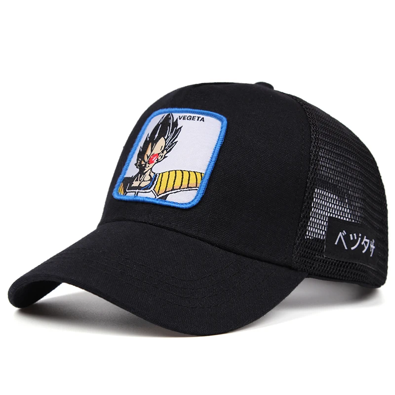 Бренд Вегета чехол Capsule corp Dragon Ball Z Snapback хлопок Бейсбол Кепки Для мужчин Для женщин в стиле «хип-хоп» для папы сетчатая шляпа Кепка-тракер в дропшиппинг