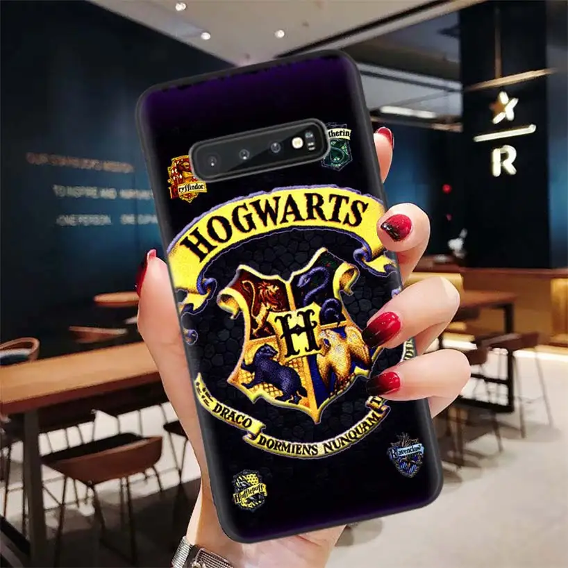 Гарри Поттера любовь черный чехол для samsung Galaxy S10 Note 10 9 8 S9 S8 J4 J6 J8+ плюс S7 S6 силиконовый чехол для телефона - Цвет: BD180-1
