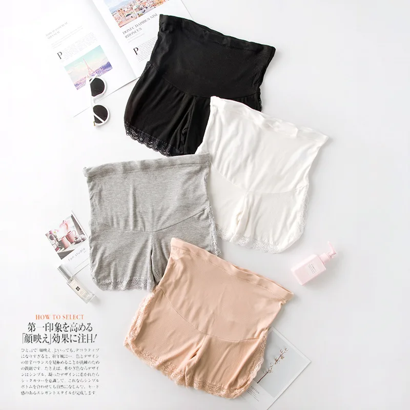 

Outer Wear Thin Fashion Mom Summer Casual Loose Base Summer Wear High-waisted Safety Shorts Pregnant Women Summer Fashion Models