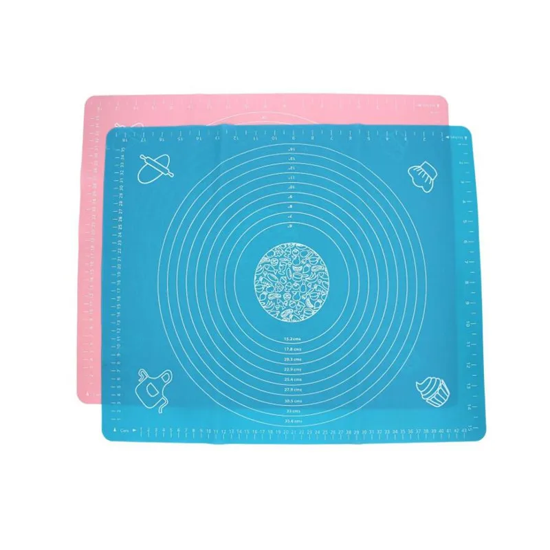 1pc Non-Stick Silicone Mat Rolling Dough Liner Pad Pastry Cake Bakeware Paste Flour Table Sheet Scale Kitchen Tools 30X40CM