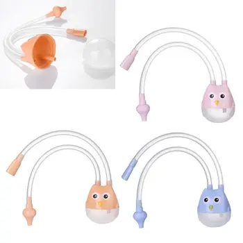 

YAS 1PC Cute Cartoon Baby Nasal Aspirator Sucker Suction Tool Safety Nose Cleaner Protection Baby Mouth Suction Aspirator