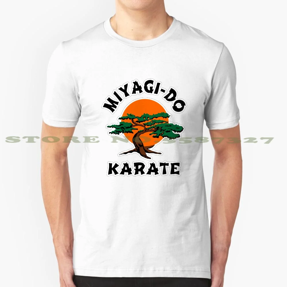 Miyagi Do черно-белая футболка для мужчин и женщин серия карате боевые искусства Power