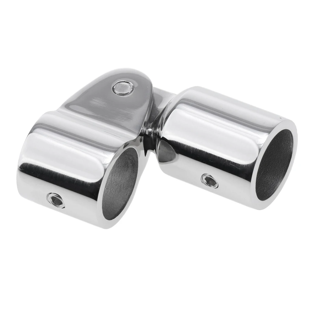 Marine Boat Awning Hand Rail Fitting 1 Inch (19mm) Elbow, 316 Stainless Steel Deck Hardware