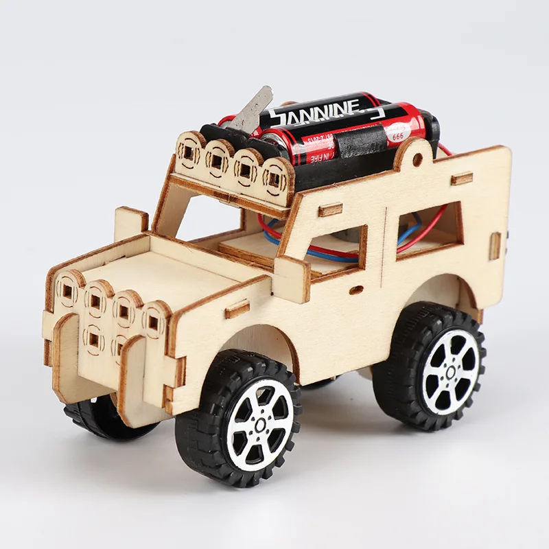 

DIY Electric Toys Car Parent-child Assembling Game Toys Vehicle for Boy Wooden Can Train Children Hands-on Ability Jouet Voiture