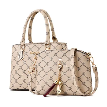 

Spring and Summer New Women Bags Set 2 Pcs Handbag Women Tote Bag Ladies Shoulder Bag for Women 2019 Messenger Bag Sac A Main