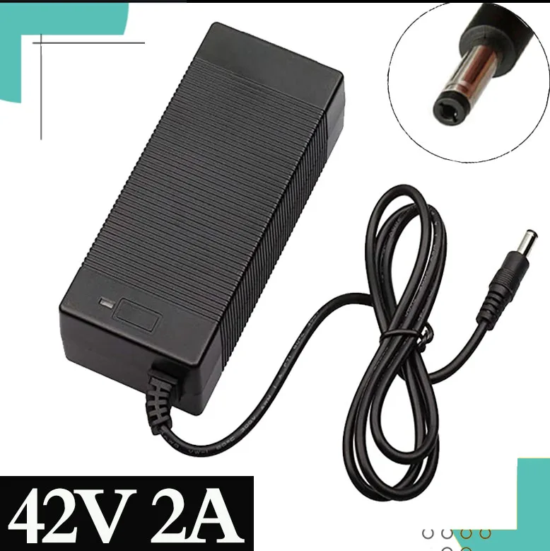 

36V 2A Electric Bicycle Battery Charger Output 42 V 2 A Charger Input 100 -240 VAC Lithium Li-ion Li-poly Charger for 10series