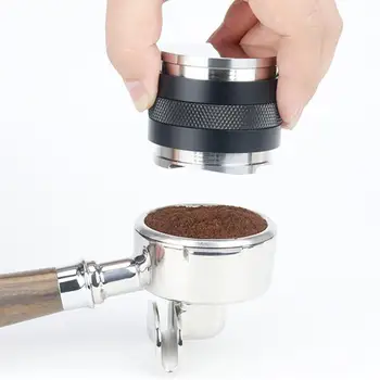 

51/53/58mm Double-head 4-Leaf Intelligent Coffee Distributor Leveler Tamper