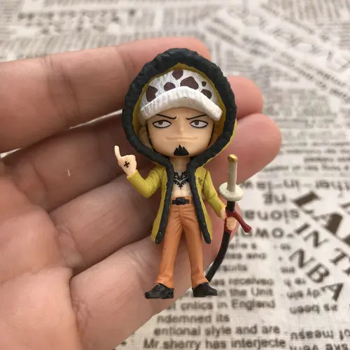 Genuine One Piece Luffy Sabo Smoker Sir Crocodile Doll Decoration