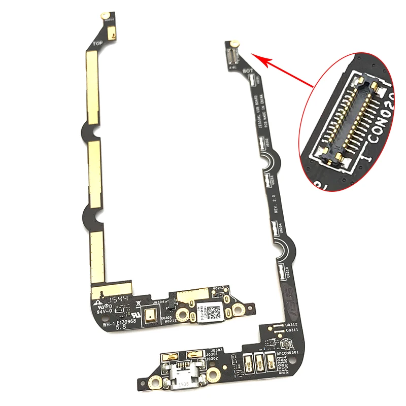 1 шт. Зарядное устройство USB док-станция разъем гибкий кабель для Asus Zenfone 2 Laser ZE550KL