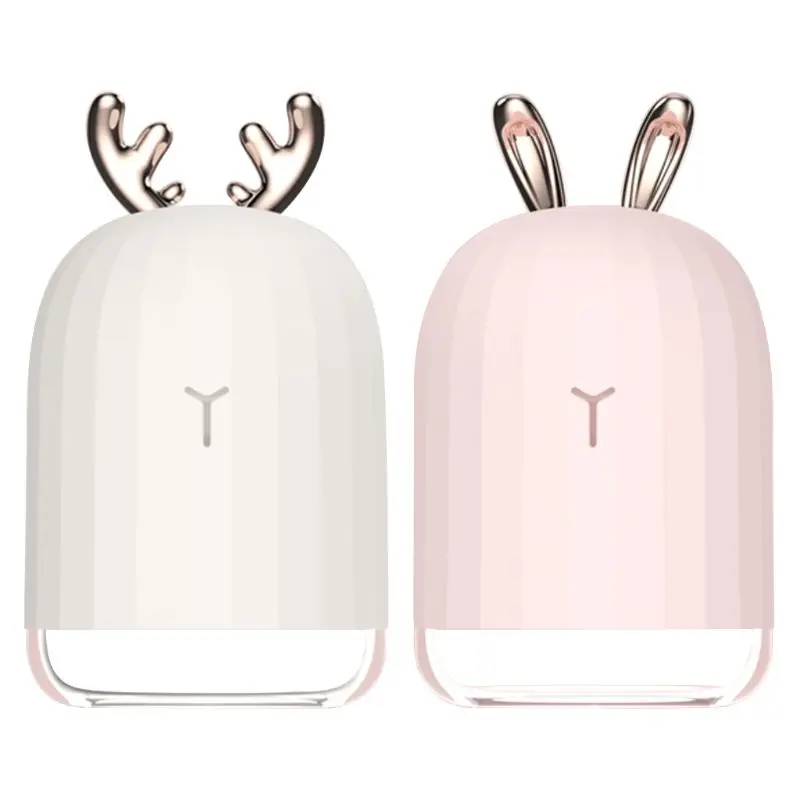 

1 pet Cute Deer Mini 220ml Air Humidifier Kit USB Aroma Essential Oil Diffuser