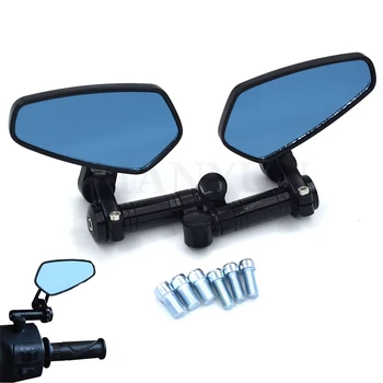 

Universal CNC motorcycle rearview mirror blue anti-glare convex mirror For YAMAHA XMAX200 XMAX250 XMAX300 XMAX400 TMAX530 TMAX50