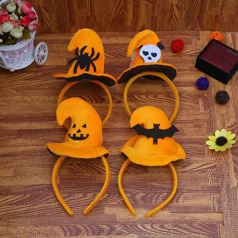 

Halloween Pumpkin Hat Witch Hat Fancy Dress Party Costume Cap Party Decor For Kids Cap Adult Children Cosplay