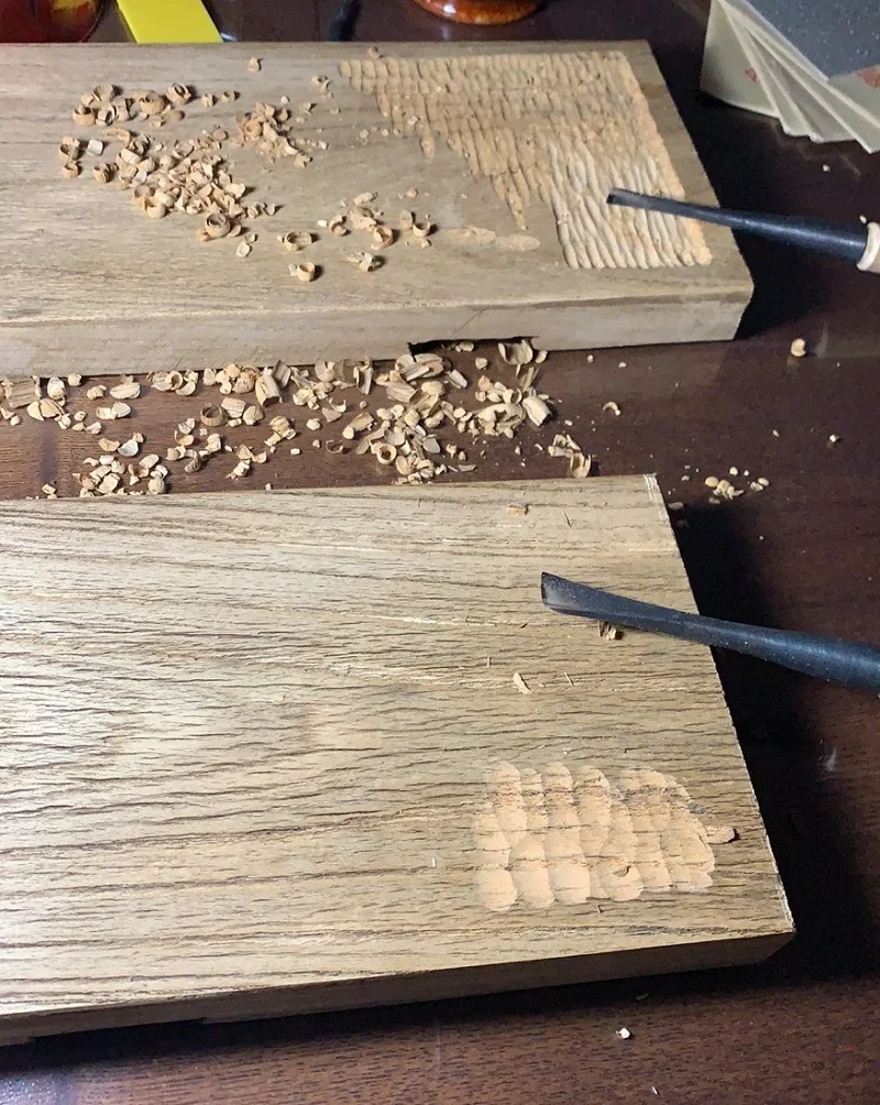 Shallow Arc Woodworking Chisels & Carving Knives 5