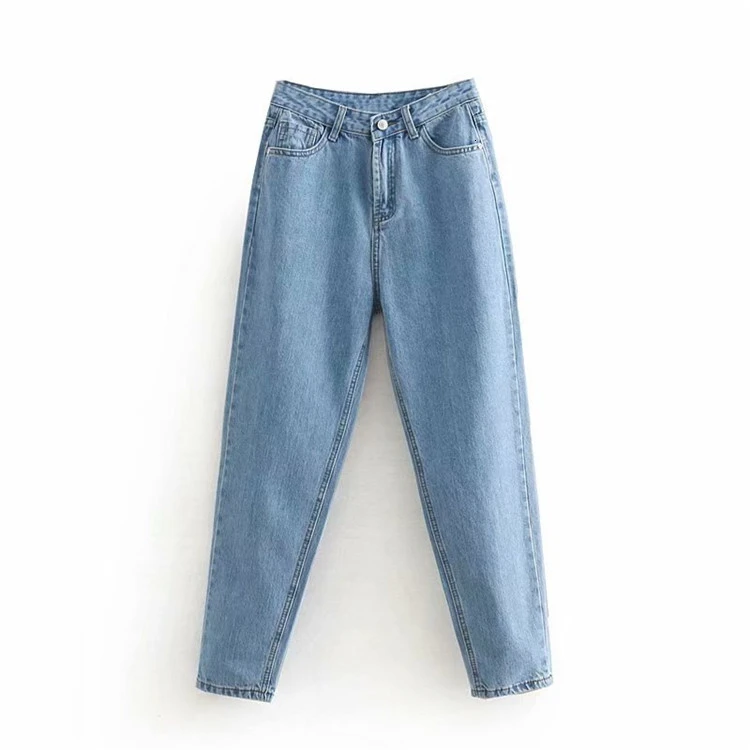 Женские джинсы для мамы, джинсы, штаны, джинсы для женщин в стиле бойфренд с высокой талией, пуш-ап, большие размеры, женские джинсы, деним, 5xl - Цвет: blue
