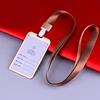 Men Women Business Bank Credit Card Holder Name ID Card Cover Work Card Holders Metal Work Identity Badge with Lanyard Card Case ► Photo 3/6