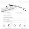 Tube Reading Glasses Portable Magnifier Reading Glasses Frameless Men Rimless 1.0 1.5 2.0 2.5 3.0 4
