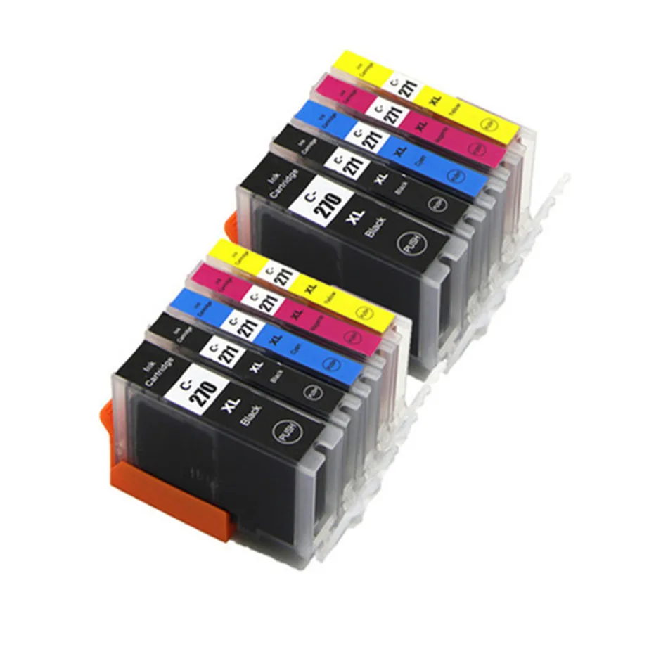 2BK 2PBK 2CYM Canon чернильный картридж PGI 270 270XL CLI 271 271XL Замена для Canon Pixma MG5720 MG5721 MG5722 MG6820 картридж для принтера - Цвет: 2BK 2PBK 2CYM