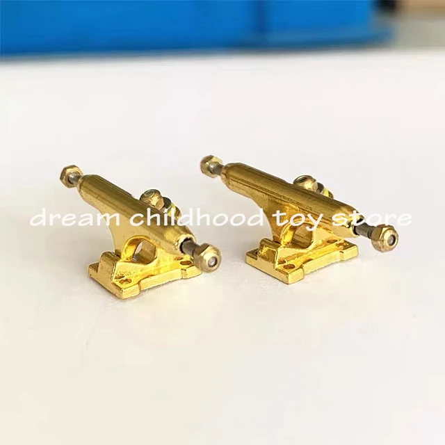2021 Latest Upgraded 32mm 34mm Finger Skateboard Trucks New Single Axle With Lock Nuts Sef of 2 Pieces 5