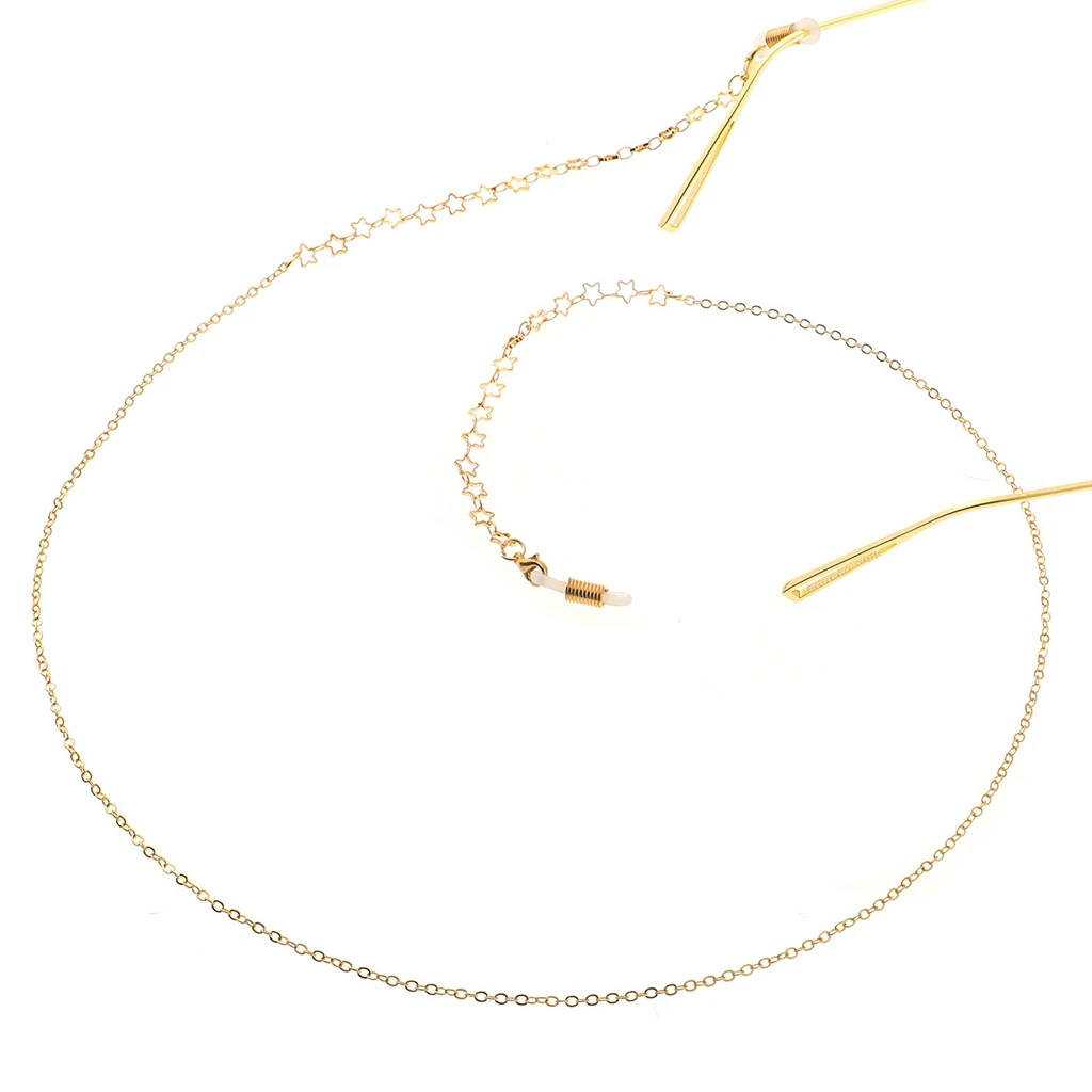 Elegant Anti-slip Eyeglasses Chains Safety Sunglasses Reading Glasses Cord Strap Holder for Men Women Sports Travelers Drivers