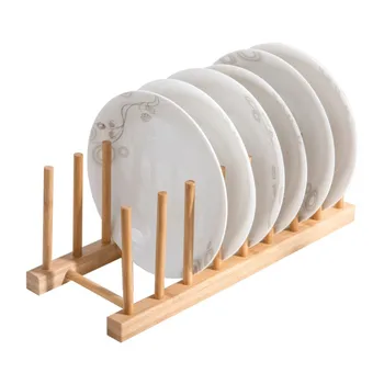 

Bamboo Wooden Dish Rack Plates Holder Kitchen Storage Cabinet Organizer For Dish / Plate/ Cup / Pot Lid / Cutting BoardHOT