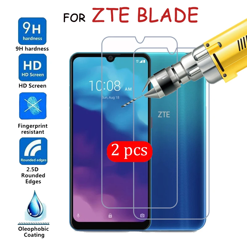2 шт. взрывозащищенное стекло для ZTE Blade A7 A5 2020 протектор экрана закаленное A7s Prime