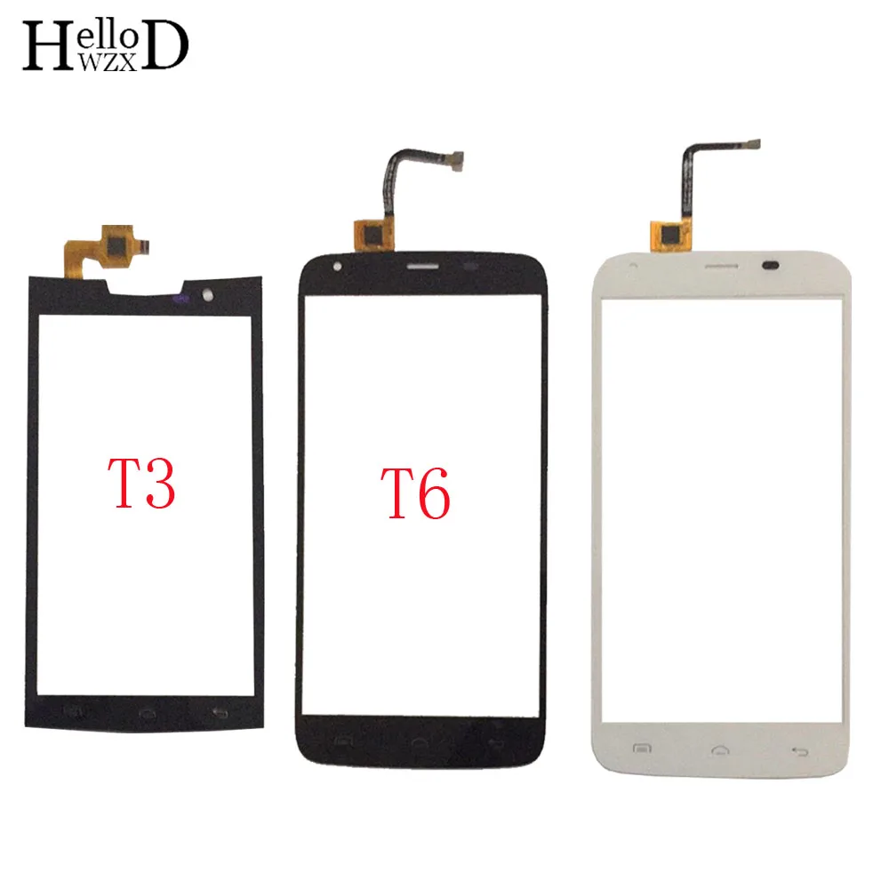 Mobile Touch Screen Panel For Doogee T3 T6 TouchScreen Digitizer Front Glass Sensor 3M Glue Wipes | Мобильные телефоны и