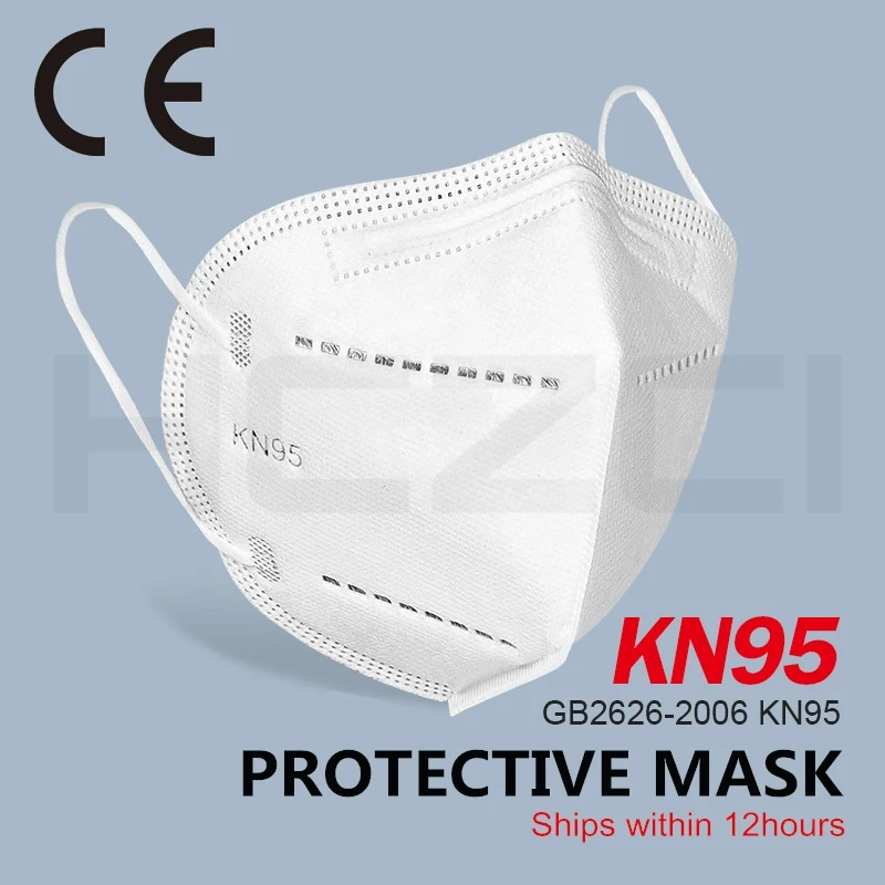 

50 pcs KN95 N95 mask FFP3 mask Antivirus mask 5-layer safety face mask pm2.5 filter protective mask Ships within 12H