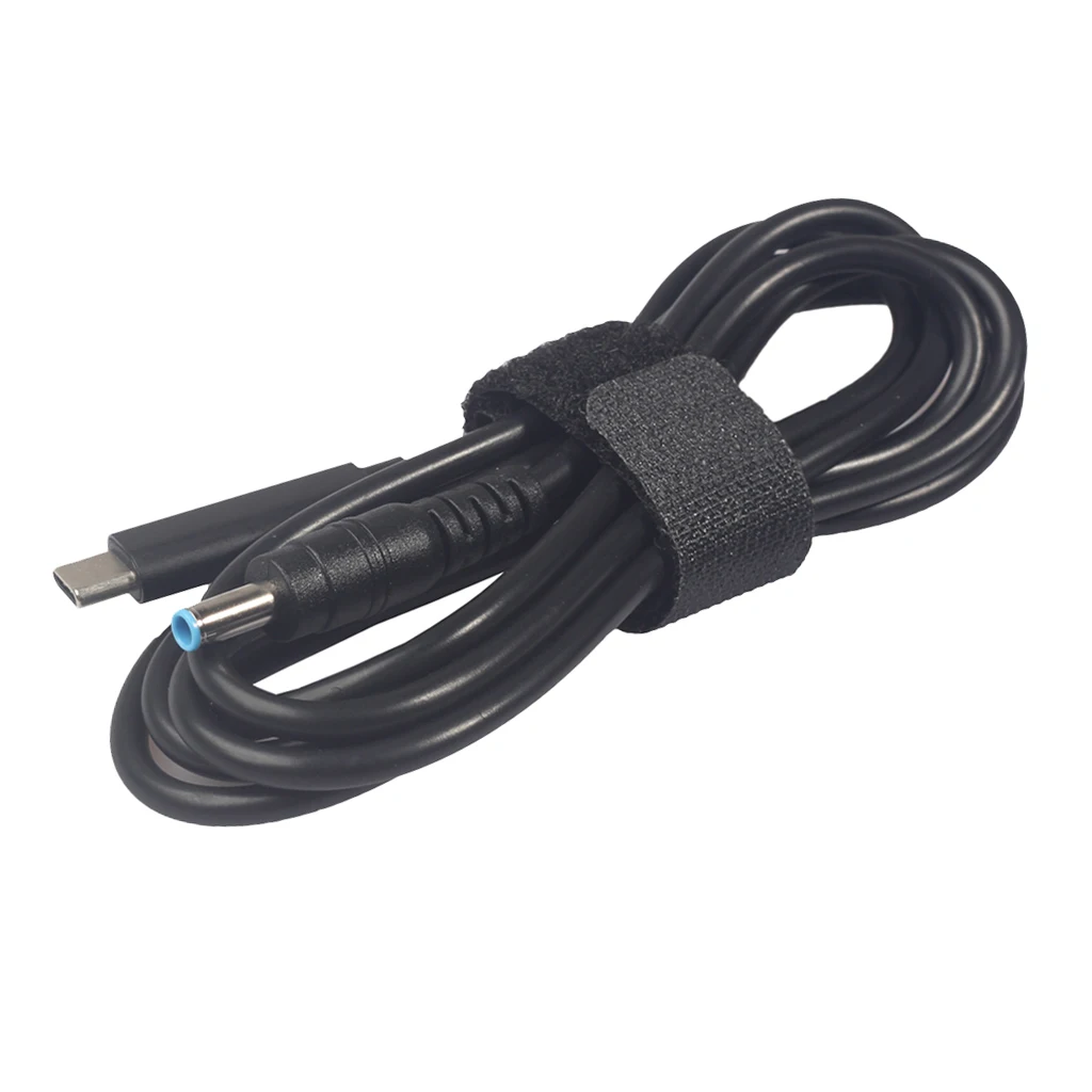USB Type C to 4.5x3.0mm Plug PD Charging Cable Power Adapter for PC