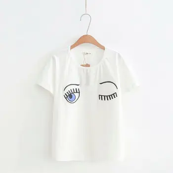 

T-shirt Woman Spring Summer Print Short Sleeve O Neck Cotton Womens Women Tshirt