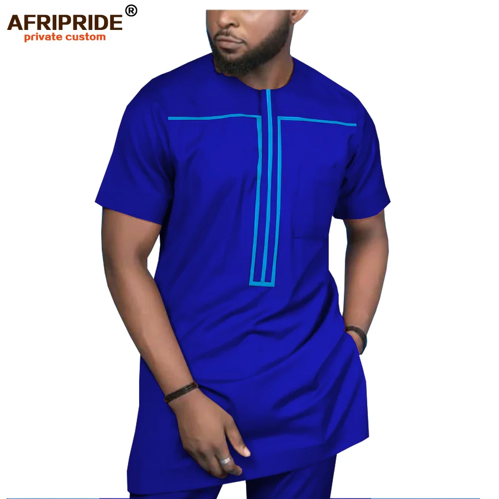 African Clothing for Men Tracksuit Dashiki Shirts and Print Pants Traditional Set Outfits Wear Sweatsuit AFRIPRIDE A1916051 - Цвет: 1-13