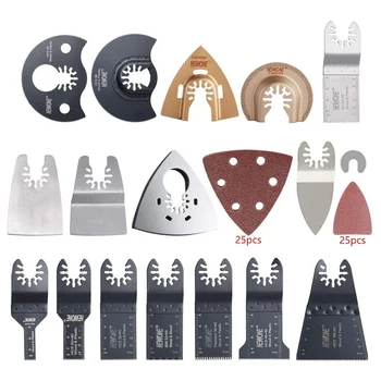 

66Pcs Oscillating Saw Blades for Quick Release of Multi Metal Wood Cutting Tool Sanding House DIY Power Tool Accessories