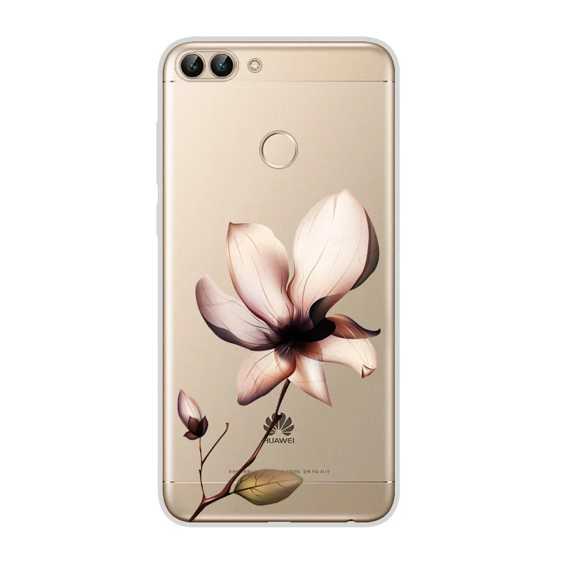 59 0924 Силиконовый чехол 5,65 дюйма для huawei P Smart чехол Симпатичные, из мягкого ТПУ чехол для huawei P Smart Cover PSmart для huawei enjoy 7s - Цвет: 59 0924