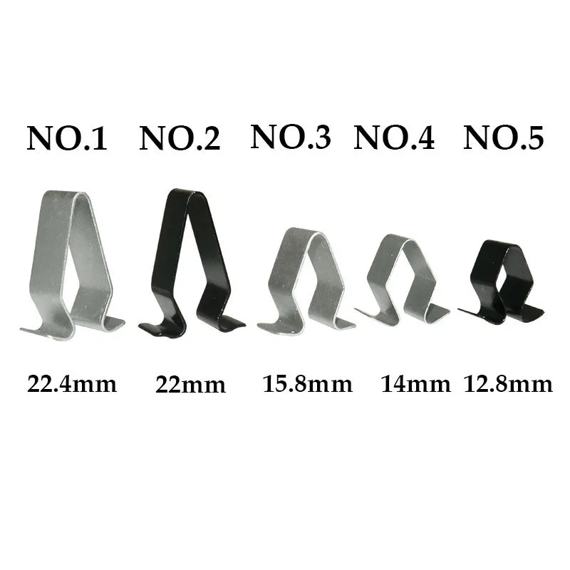 

10/20 шт. 16 мм 22 мм сталь Автомобильная дверная полоса подкладка металлические крепежные зажимы для VW Seat Audi A4 A6 Golf 6 фиксаторы для багажника автомобиля