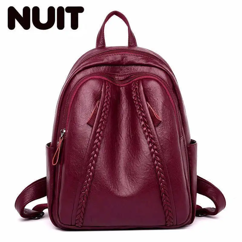 Женские кожаные рюкзаки Sac A Dos Femme женские винтажные в консервативном стиле
