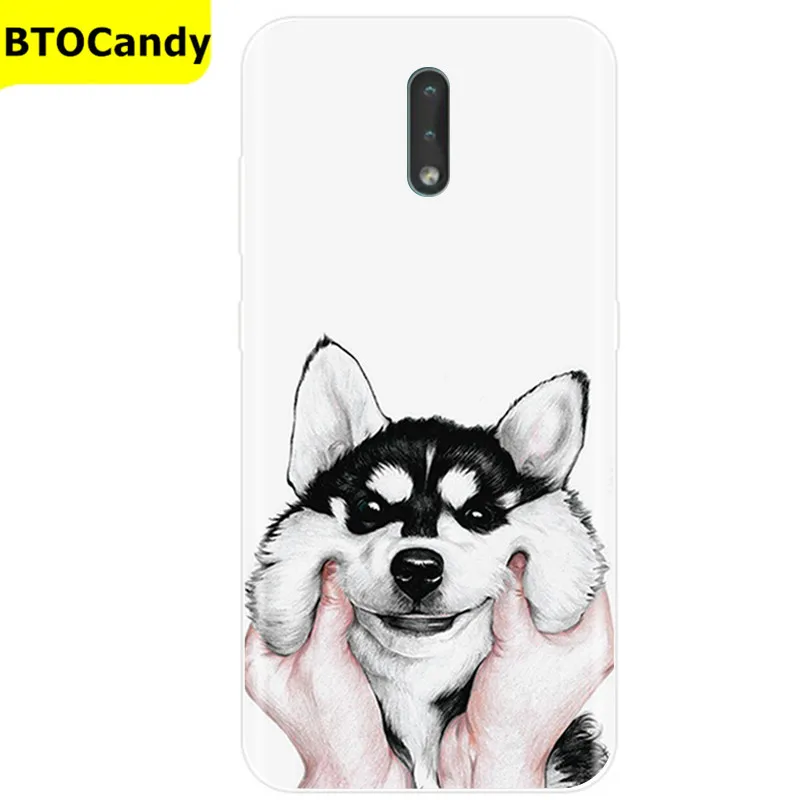 For Nokia 2.3 Case TA-1211 TA-1214 TA-1206 TA-1209 Case for Nokia 2.3 Nokia2.3 Case Silicone Cover Painted Soft TPU Fundas Bags leather phone wallet Cases & Covers